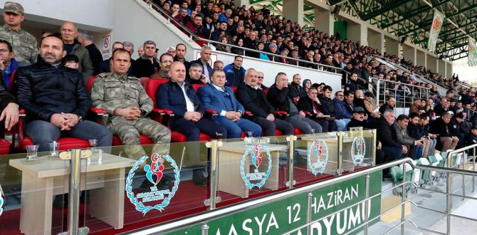 YENİ AMASYASPOR-ÜNYESPOR MAÇI 12 HAZİRAN STADYUMUNDA OYNANDI