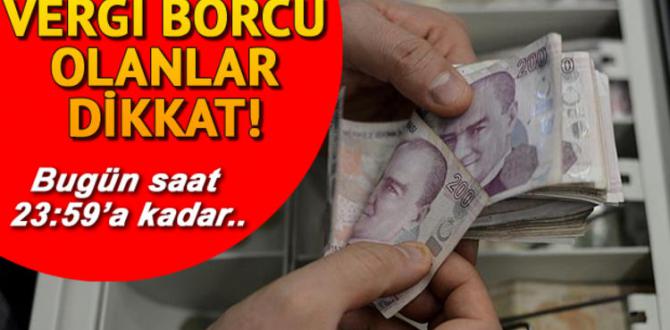 Milyonlarca kişiye önemli uyarı! Vergi yapılandırmasında bugün son gün