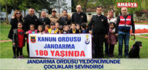 JANDARMA ORDUSU YIL DÖNÜMÜNDE ÇOCUKLARI SEVİNDİRDİ