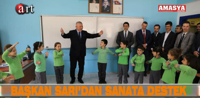 Başkan Sarı’dan sanata destek