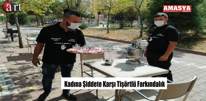 Kadına Şiddete Karşı Tişörtlü Farkındalık